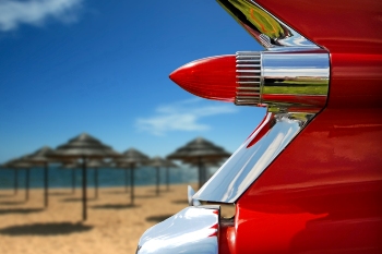 This photo of Cadillac Fins at the Beach by UK photographer Steve Woods is just plain Wicked ... Wicked Good, Wicked Bad, Wicked Cool and Wicked Hot. It's got it all! Hope you agree...
